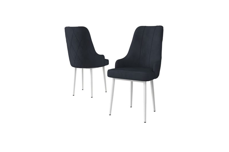 Spisestole Mobarkar Antracit / Hvid - Antracit / Hvid - Møbler - Stole & lænestole - Spisebordsstole & køkkenstole