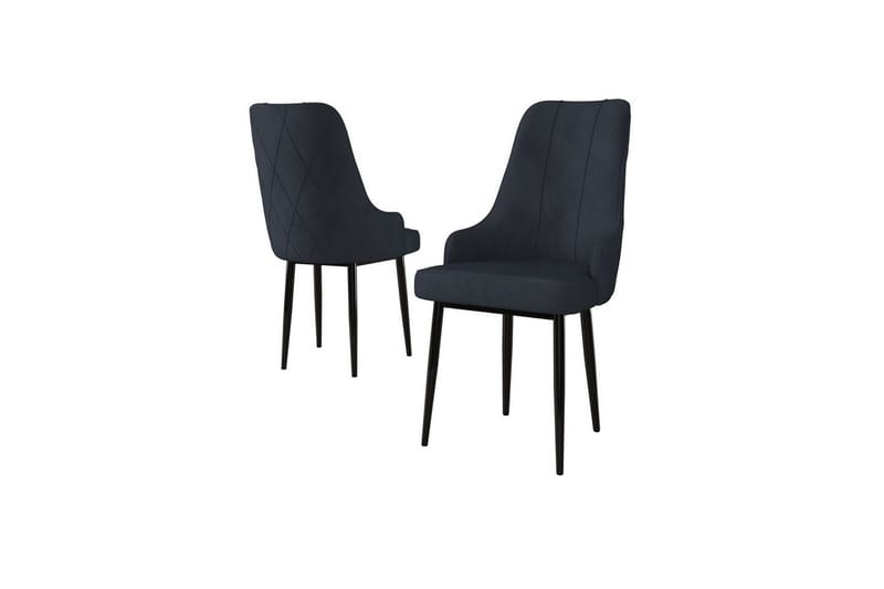 Spisestole Mobarkar Antracit / Sort, Antracit / Sort