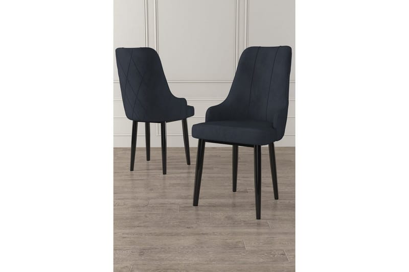 Spisestole Mobarkar Antracit / Sort - Antracit / Sort - Møbler - Stole & lænestole - Spisebordsstole & køkkenstole