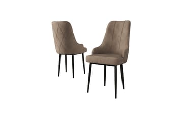 Spisestole Mobarkar Cappuccino / Sort