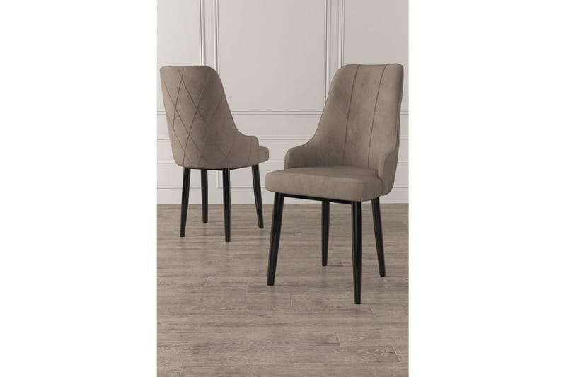 Spisestole Mobarkar Cappuccino / Sort - Cappuccino / Sort - Møbler - Stole & lænestole - Spisebordsstole & køkkenstole