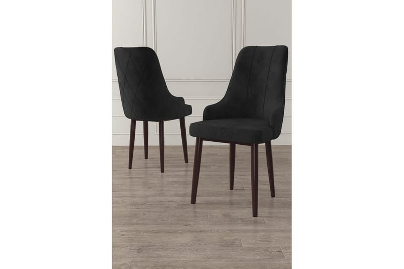 Spisestole Mobarkar Sort / Brun - Sort / Brun - Møbler - Stole & lænestole - Spisebordsstole & køkkenstole