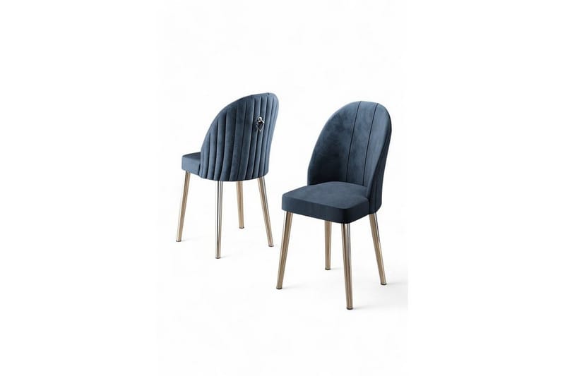 Spisestole Orlen Antracit / Krom - Antracit / Krom - Møbler - Stole & lænestole - Spisebordsstole & køkkenstole