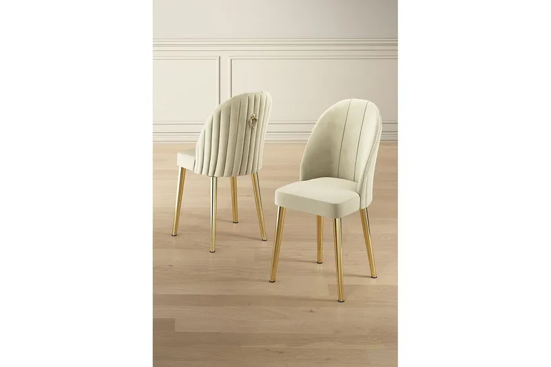 Spisestole Orlen Creme / Rany - Creme / Rany - Møbler - Stole & lænestole - Spisebordsstole & køkkenstole