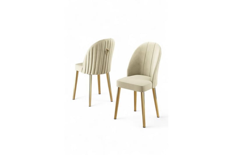 Spisestole Orlen Creme / Rany - Creme / Rany - Møbler - Stole & lænestole - Spisebordsstole & køkkenstole