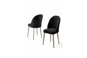 Spisestole Orlen Sort / Krom