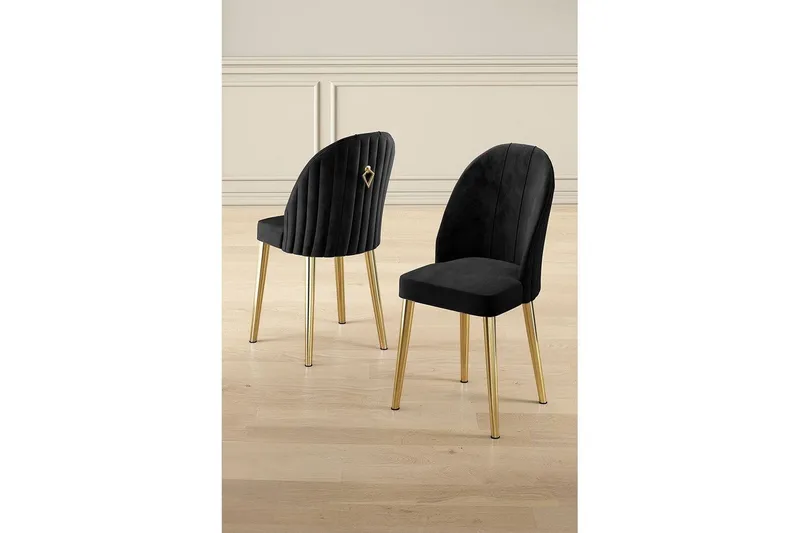 Spisestole Orlen Sort / Rany - Sort / Rany - Møbler - Stole & lænestole - Spisebordsstole & køkkenstole