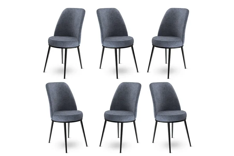 Spisestole Orran røgfarvet / sort, Sort