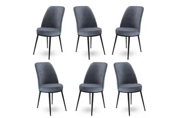 Spisestole Orran røgfarvet / sort - Sort - Møbler - Stole & lænestole - Spisebordsstole & køkkenstole