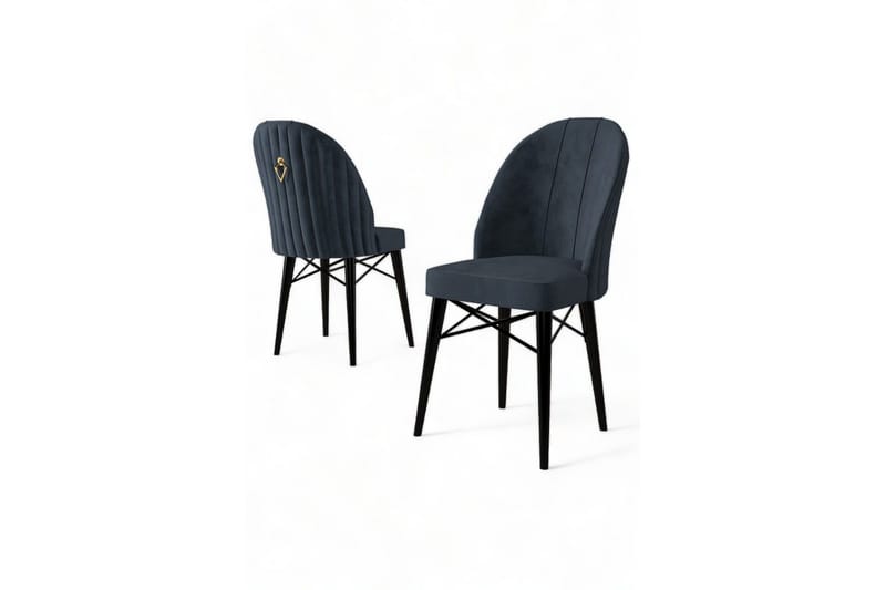 Spisestole Ritim Antracit / Sort - Antracit / Sort - Møbler - Stole & lænestole - Spisebordsstole & køkkenstole