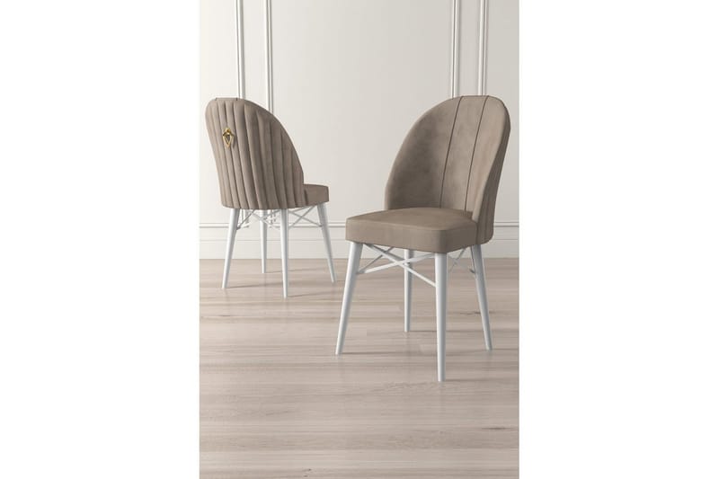 Spisestole Ritim Cappuccino / Hvid - Cappuccino / Hvid - Møbler - Stole & lænestole - Spisebordsstole & køkkenstole