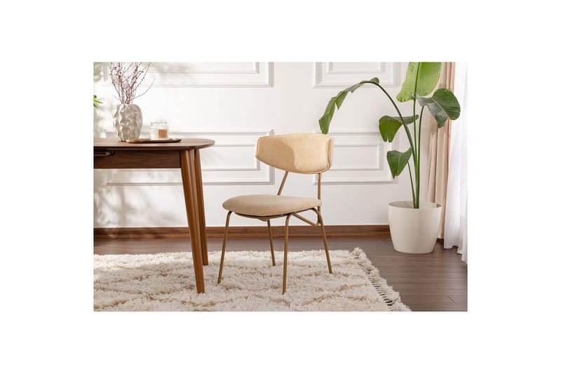 Spisestole Sanroman Beige / Rany - Beige / Rany - Møbler - Stole & lænestole - Spisebordsstole & køkkenstole