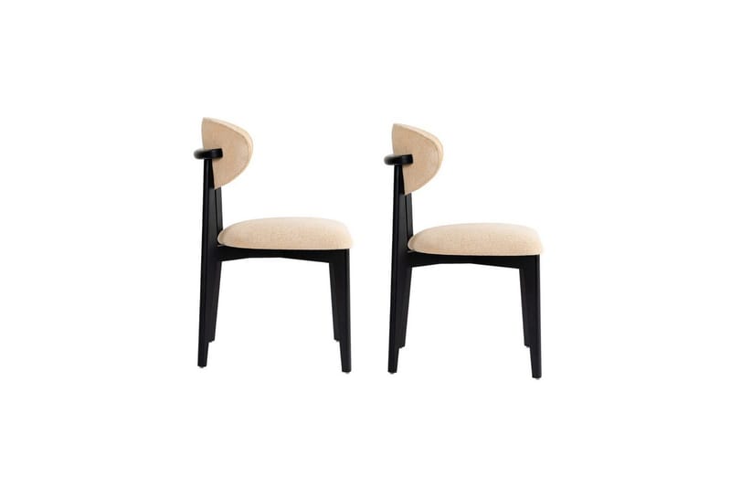 Spisestole Sanroman Classic Beige / Sort - Beige / Sort - Møbler - Stole & lænestole - Spisebordsstole & køkkenstole
