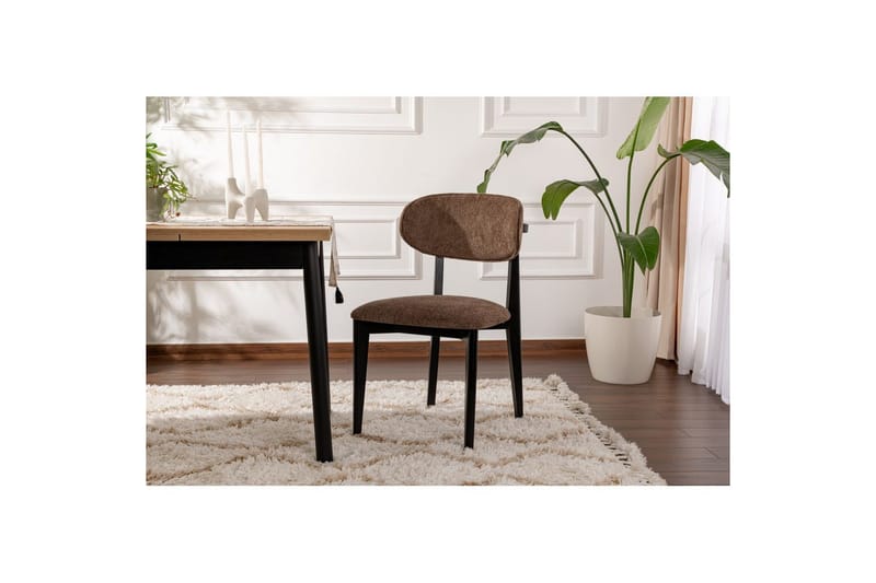 Spisestole Sanroman Classic Brun / Sort - Brun / Sort - Møbler - Stole & lænestole - Spisebordsstole & køkkenstole