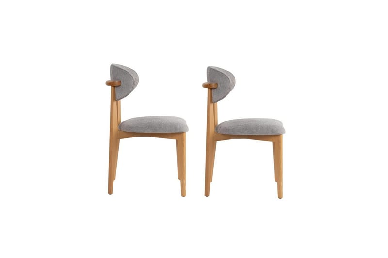 Spisestole Sanroman Classic Grå / lys eg - Grå / lys eg - Møbler - Stole & lænestole - Spisebordsstole & køkkenstole