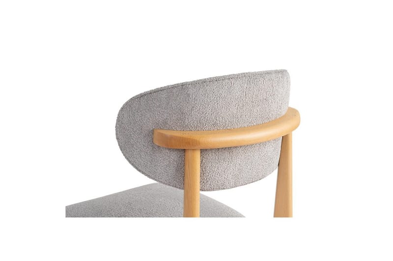 Spisestole Sanroman Classic Grå / lys eg - Grå / lys eg - Møbler - Stole & lænestole - Spisebordsstole & køkkenstole