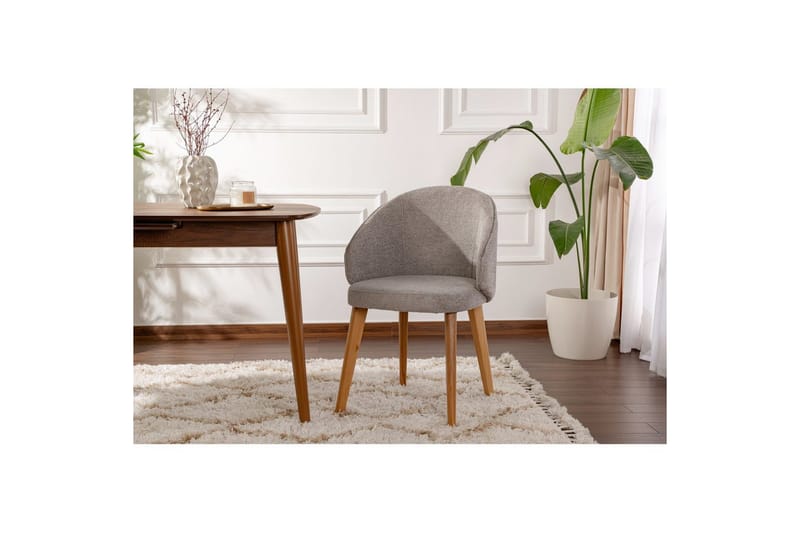 Spisestole Sanroman Classic Grå / lys eg - Grå / lys eg - Møbler - Stole & lænestole - Spisebordsstole & køkkenstole