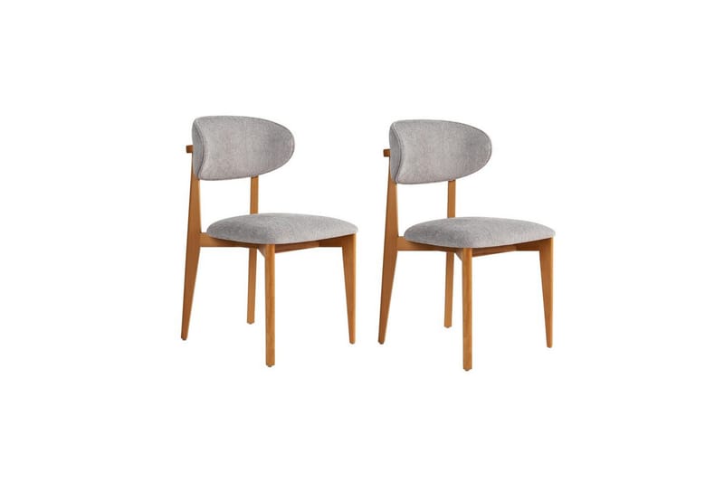 Spisestole Sanroman Classic Grå / mørk eg, Grå / mørk eg