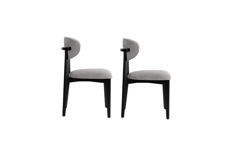 Spisestole Sanroman Classic Grå / sort - Grå / sort - Møbler - Stole & lænestole - Spisebordsstole & køkkenstole