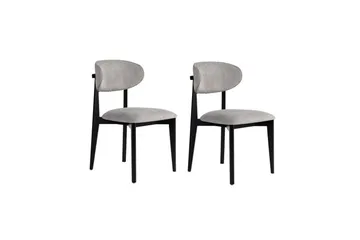 Spisestole Sanroman Classic Grå / sort