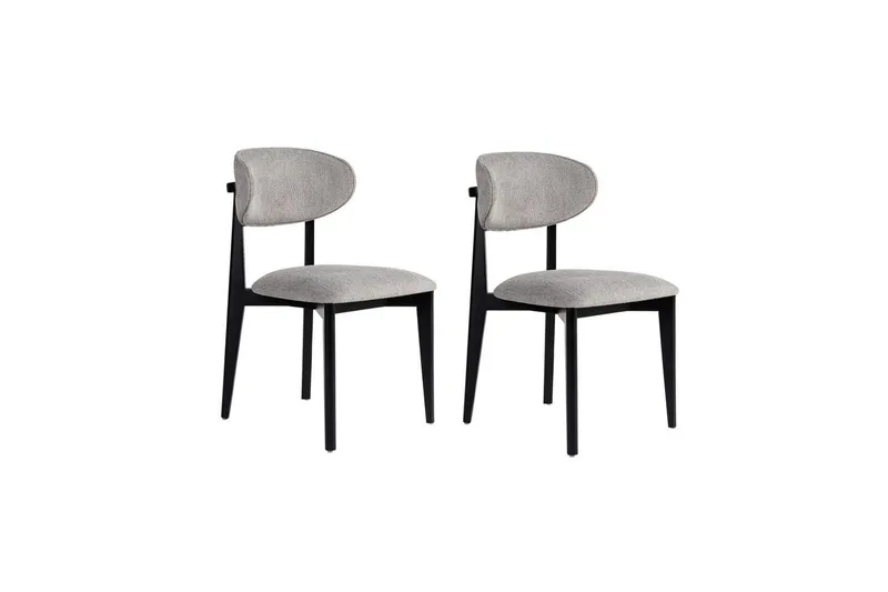 Spisestole Sanroman Classic Grå / sort - Grå / sort - Møbler - Stole & lænestole - Spisebordsstole & køkkenstole