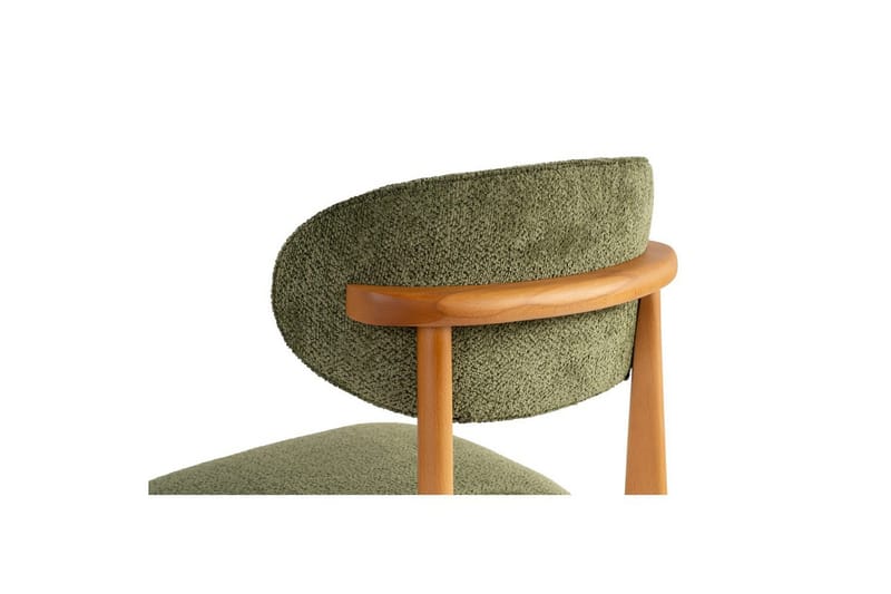 Spisestole Sanroman Classic Grøn / Mørk Eg - Grøn / Mørk Eg - Møbler - Stole & lænestole - Spisebordsstole & køkkenstole