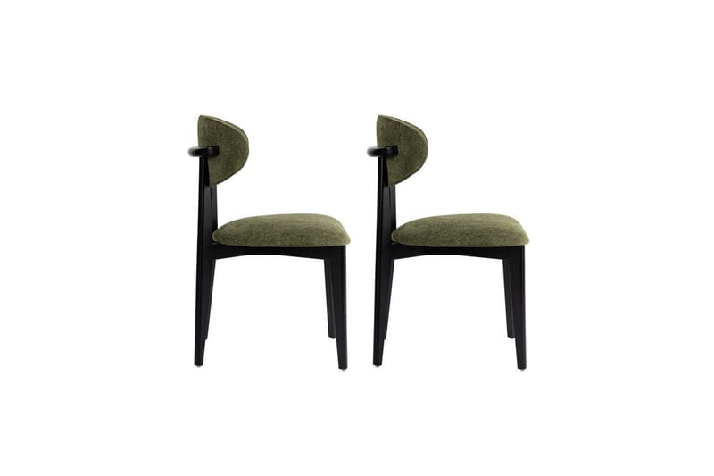 Spisestole Sanroman Classic Grøn / Sort - Grøn / Sort - Møbler - Stole & lænestole - Spisebordsstole & køkkenstole