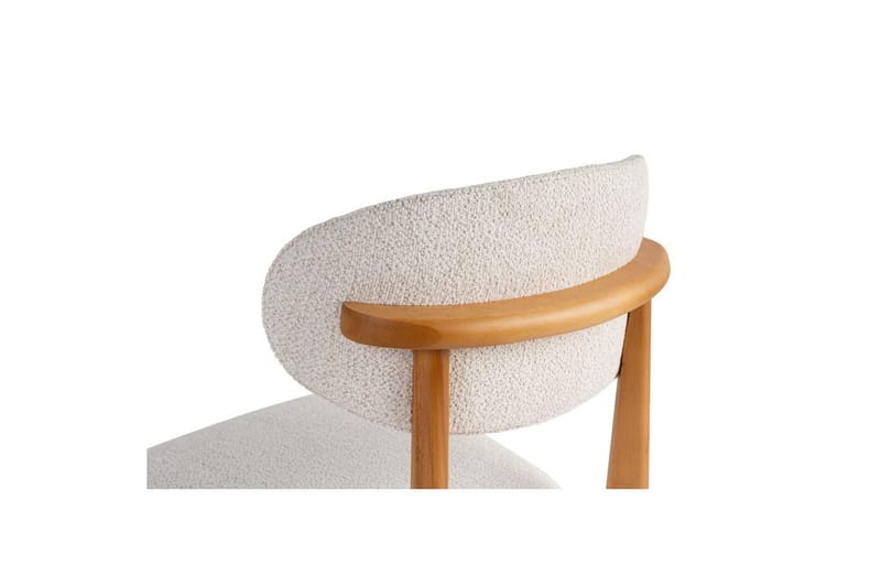 Spisestole Sanroman Classic Hvid / Mørk Eg - Hvid / Mørk Eg - Møbler - Stole & lænestole - Spisebordsstole & køkkenstole