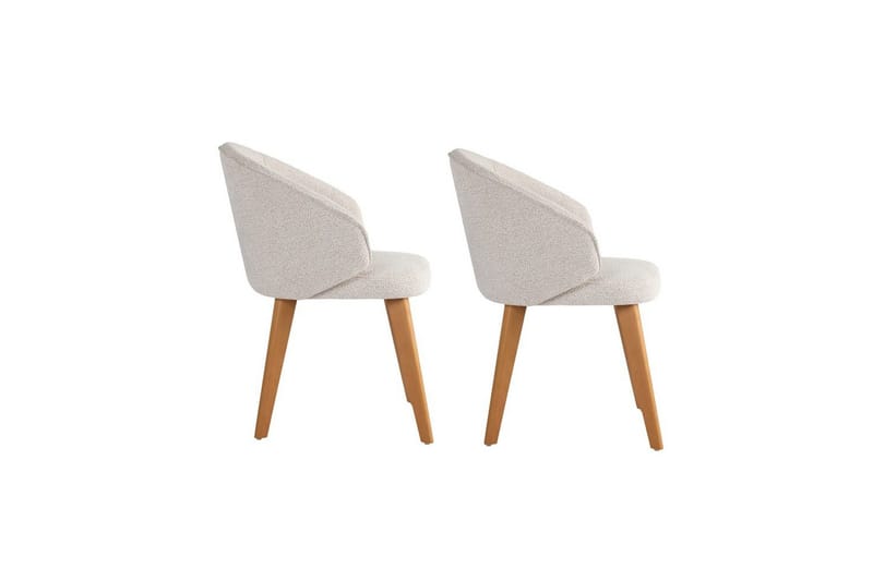 Spisestole Sanroman Classic Hvid / Mørk Eg - Hvid / Mørk Eg - Møbler - Stole & lænestole - Spisebordsstole & køkkenstole