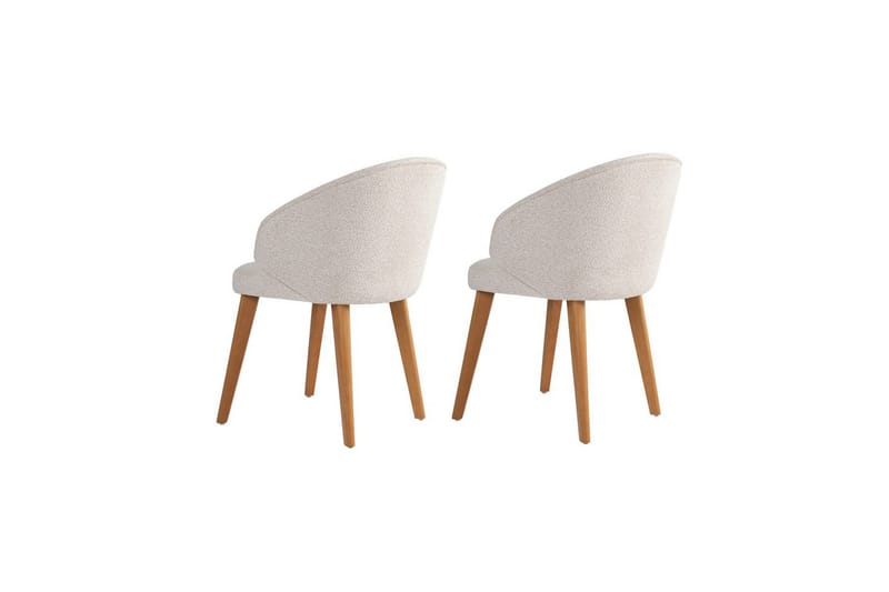 Spisestole Sanroman Classic Hvid / Mørk Eg - Hvid / Mørk Eg - Møbler - Stole & lænestole - Spisebordsstole & køkkenstole