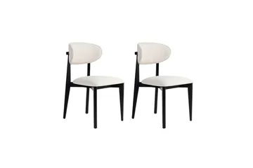 Spisestole Sanroman Classic Hvid / Sort