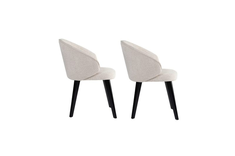 Spisestole Sanroman Classic Hvid / Sort - Hvid / Sort - Møbler - Stole & lænestole - Spisebordsstole & køkkenstole