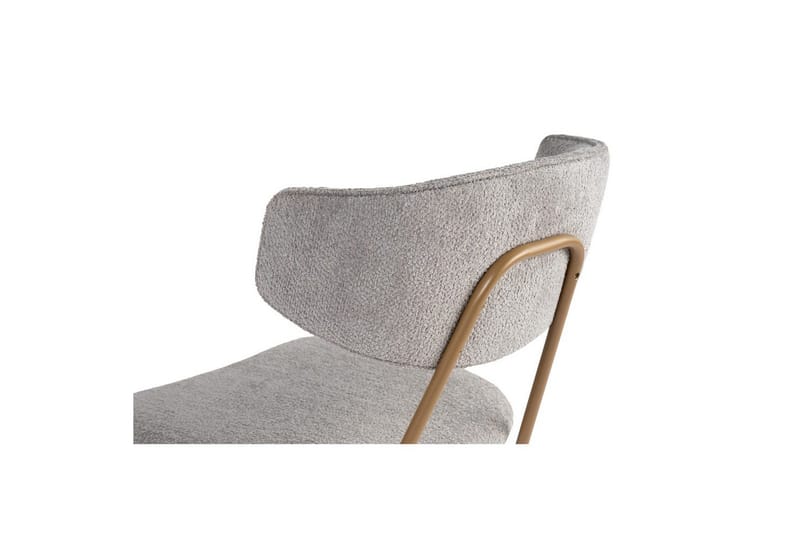 Spisestole Sanroman Grå / guld - Grå / guld - Møbler - Stole & lænestole - Spisebordsstole & køkkenstole