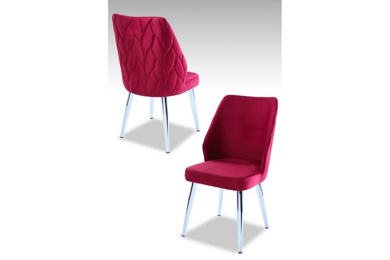 Spisestole Stifen Bordeauxrød / Krom - Bordeauxrød / Krom - Møbler - Stole & lænestole - Spisebordsstole & køkkenstole