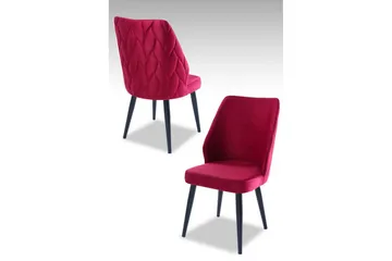 Spisestole Stifen Bordeauxrød / Sort