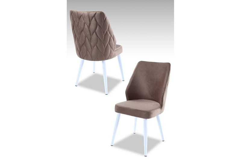 Spisestole Stifen Cappuccino / Hvid - Cappuccino / Hvid - Møbler - Stole & lænestole - Spisebordsstole & køkkenstole