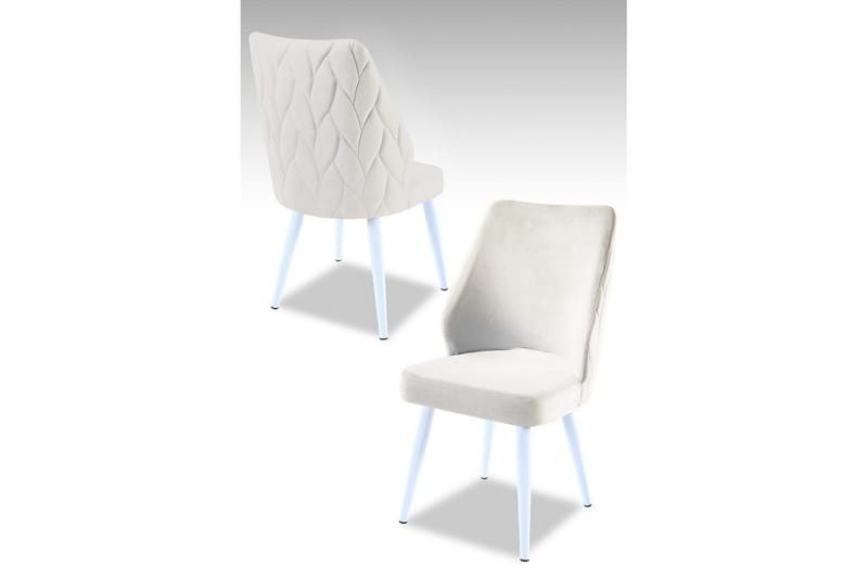 Spisestole Stifen Creme / Hvid - Creme / Hvid - Møbler - Stole & lænestole - Spisebordsstole & køkkenstole