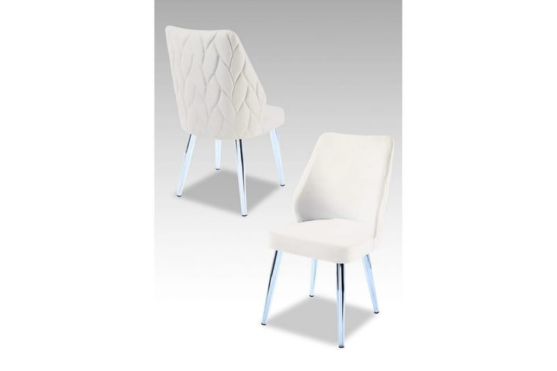 Spisestole Stifen Creme / Krom, Creme / Krom