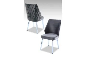 Spisestole Stifen Grå / krom