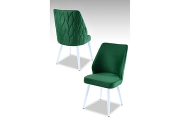 Spisestole Stifen Grøn / Hvid