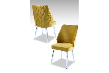 Spisestole Stifen Gul / Krom