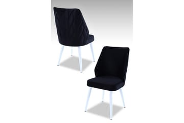 Spisestole Stifen Sort / Hvid