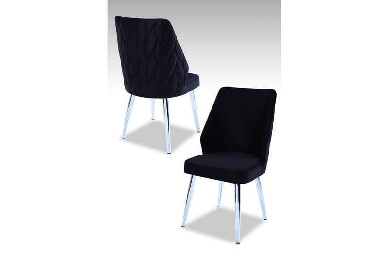 Spisestole Stifen Sort / Krom - Sort / Krom - Møbler - Stole & lænestole - Spisebordsstole & køkkenstole