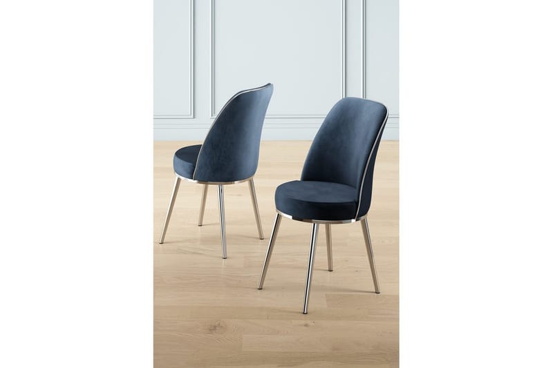 Spisestole Sugako Antracit / Krom - Antracit / Krom - Møbler - Stole & lænestole - Spisebordsstole & køkkenstole