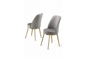 Spisestole Sugako Grå / guld