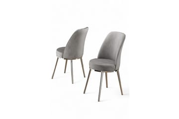 Spisestole Sugako Grå / krom