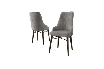 Spisestole Puntoz Grå / brun