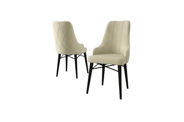 Spisestole Puntoz Creme / Sort