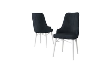 Spisestole Puntoz Antracit / Hvid
