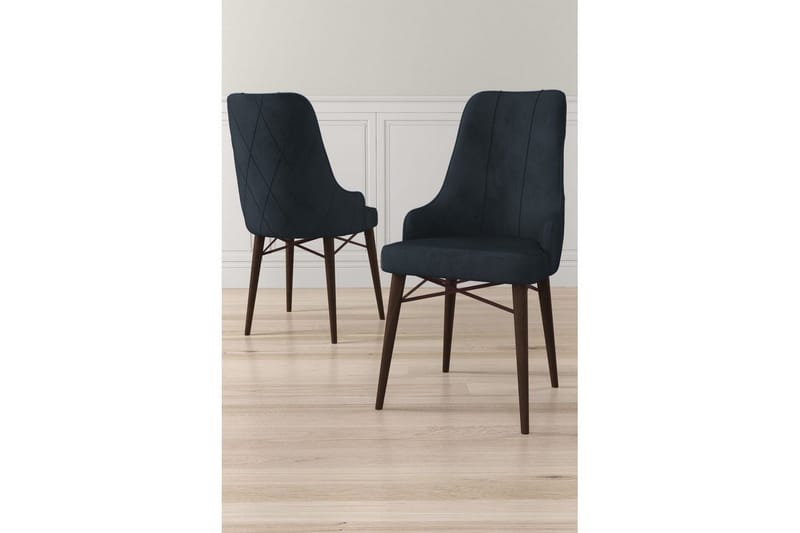 Spisestole Puntoz Antracit / Brun - Antracit / Brun - Møbler - Stole & lænestole - Spisebordsstole & køkkenstole